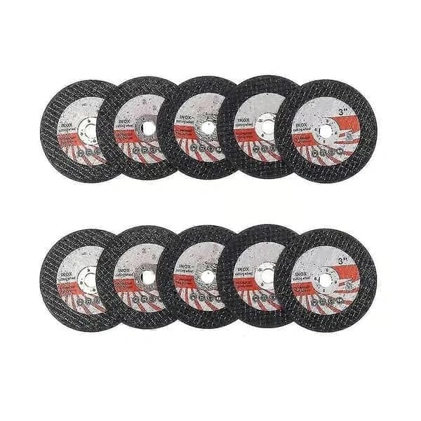 10 stk 75 mm mini kutteskive sirkulær harpiksslipeplate