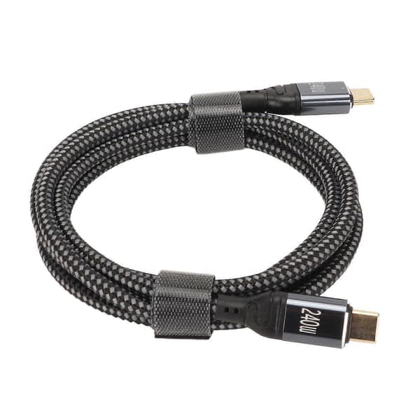 USB C - USB C -kaapeli PD240W USB2.0 Type C -liitäntä 480Mbps USB C uros-C uros kaksipäinen datakaapeli 150cm