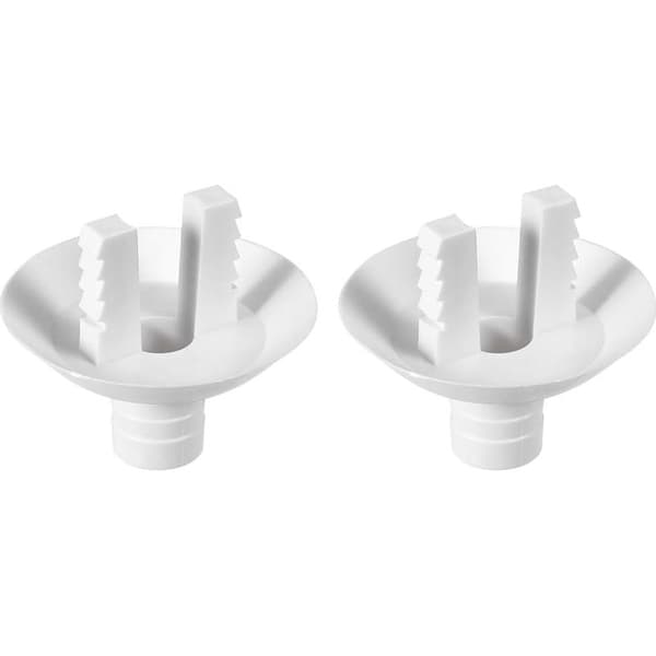 Aircondition Afløbsslange Forbindelsesstykke Albuefitting til Mini-Split Enheder og Vindues AC Enhedsdele 28mm 2 Stk.