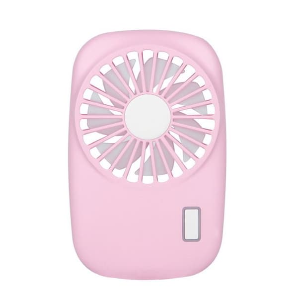 JZSH Bærbar Ventilator - Mini USB Bærbar Ventilator, Pink - Justerbar Hastighed, Ideel til Kvinder og Børn