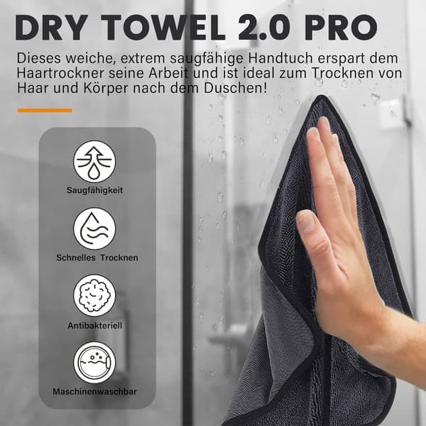 Mikrofiber Bil Tørrehåndklæde – Superabsorberende hurtigtørrende til professionel detailing