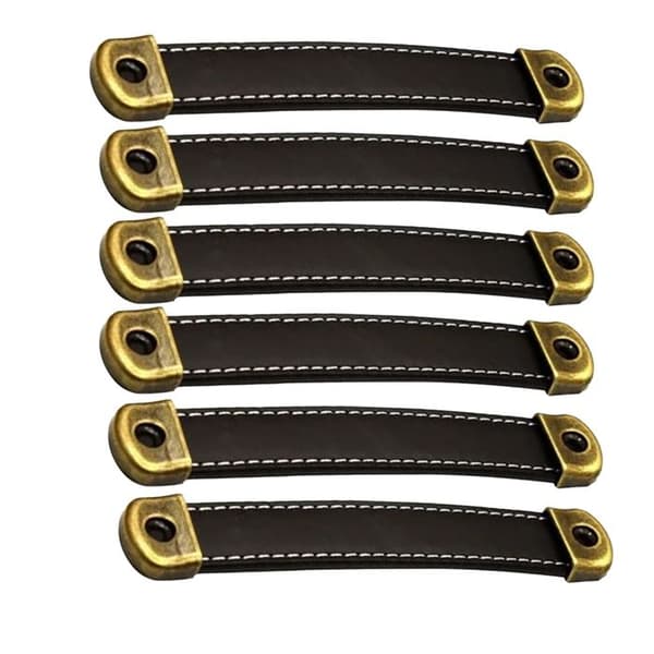 6 greb, sorte greb til køkkenmøbler, skabslågegreb, 128 mm centerafstand