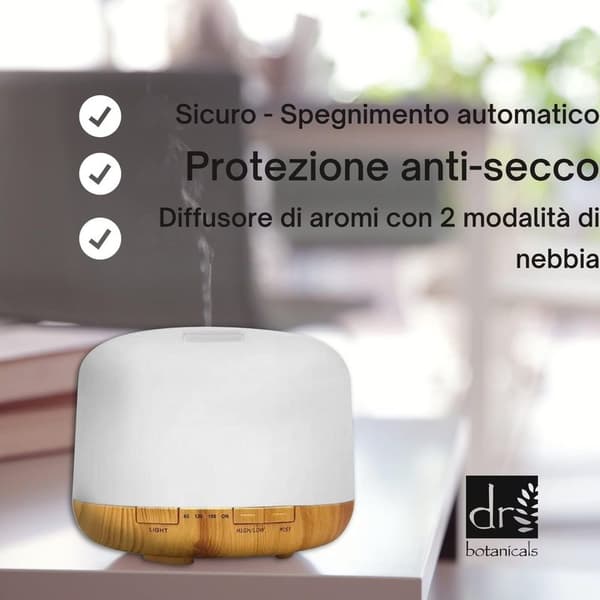Kodin tuoksuhajotin eteerisille öljyille 500ml USB