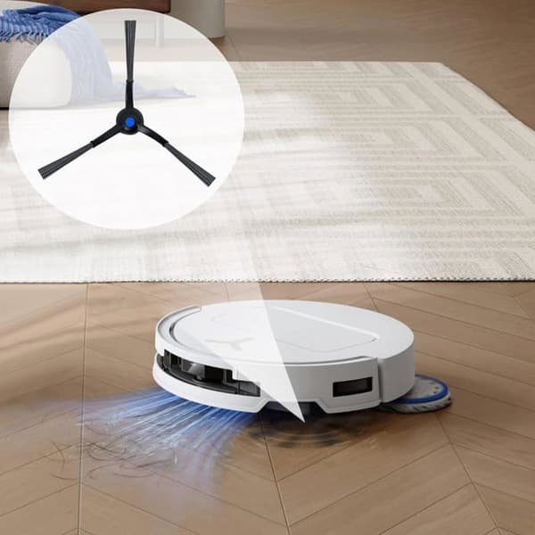 Sidebørste - 6 stk. - Nylon - Hjørnerengøring - Til Ecovacs Deebot T50 X8