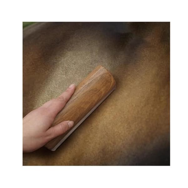Hestehårsbørste - Trehåndtak - Rustfrie stålbørster - Ergonomisk - Trygg for hunder