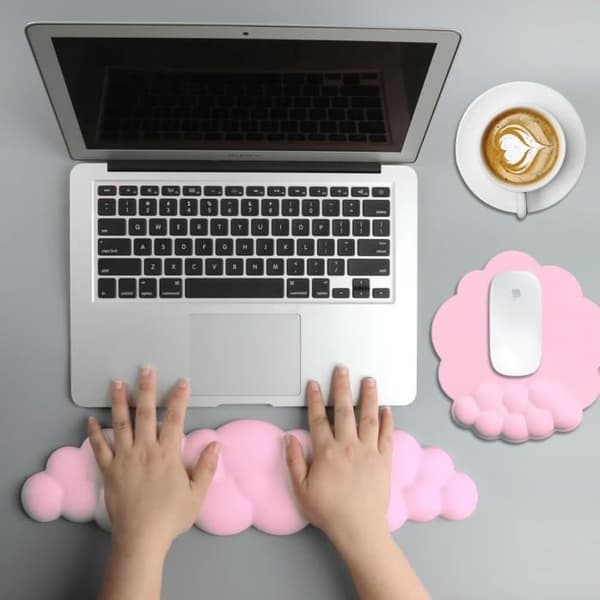 Musematte - HAI YANG - Sky - Ergonomisk - Sklisikker - Minneskum