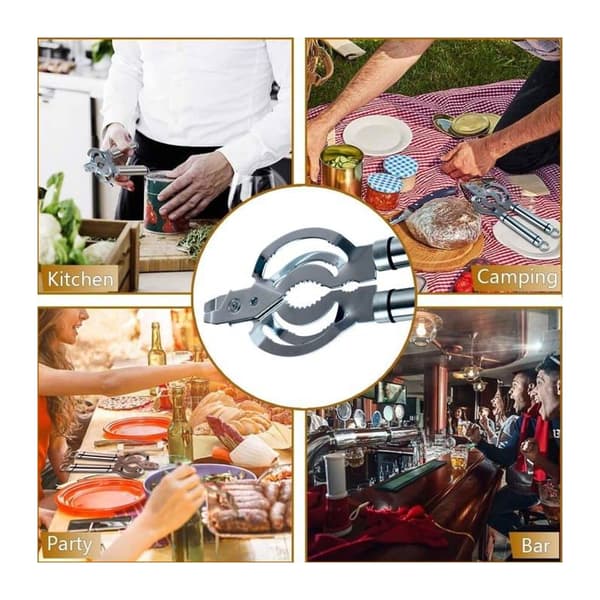Krukkeåpner, multifunksjonell krukkeåpner for svake hender