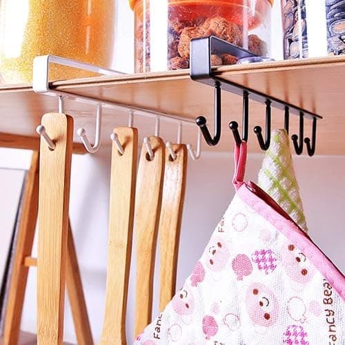 2-pack koppar, muggar, glas, organizer, krok, köksredskap, spets