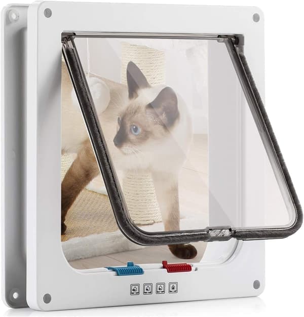 Kattelem med 4-vejs magnet, Kattelem til katte og hvalpe, Kat