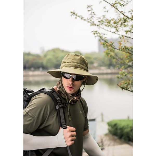 Solhatt Män Kvinnor UV-skydd Vikbar Safarihatt