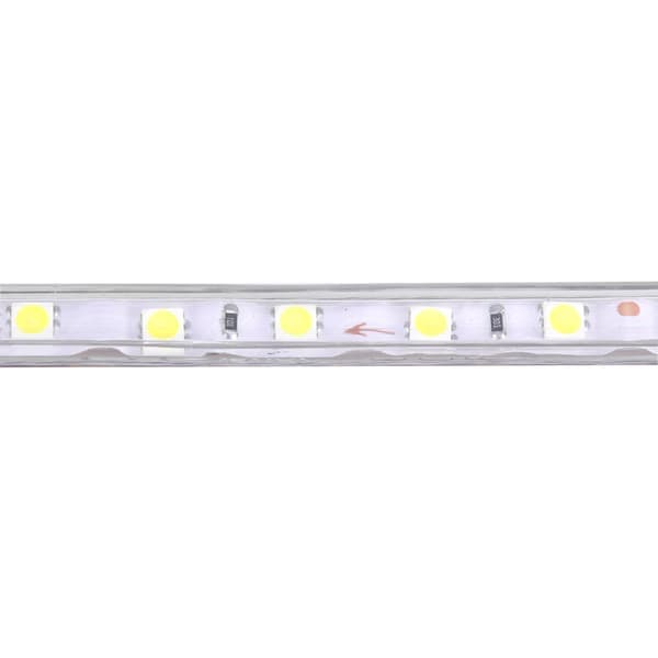 Waterproof SMD 5050 LED Strip 220V 60 LEDs/m Flexible Rope Lighting 1 Meter White