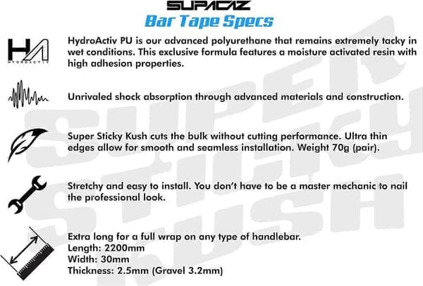Super Sticky Kush Kontrolltape svart