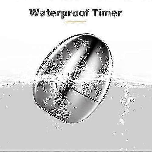 For 2024 Kjøkkentimer i rustfritt stål: 60-minutters vanntett timer for matlaging og baking, eggetimer for presis timing