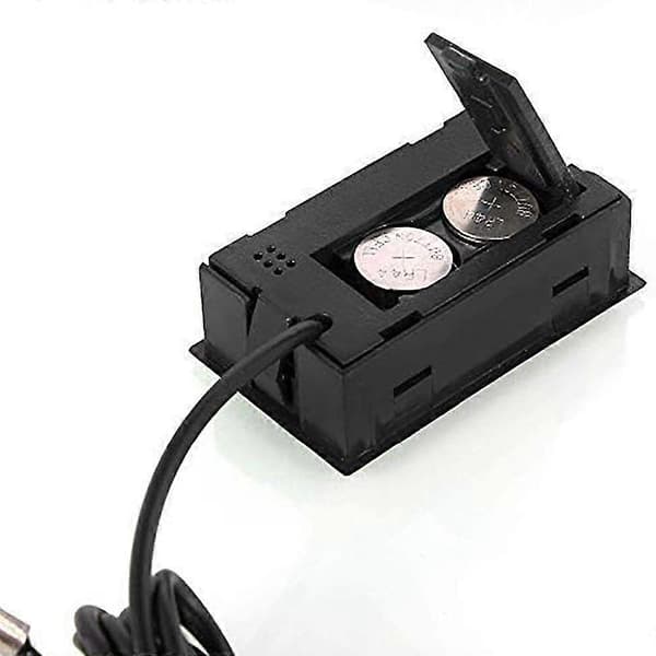 Kylskåpstermometer, Digital LCD-termometer med 2M extern sond för kyl- och frysskåp