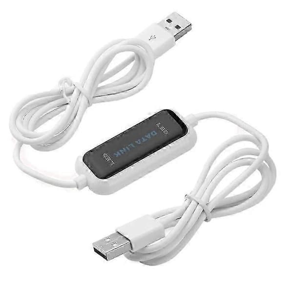 Bærbar USB PC til PC overføringskabel Online deling Synkroniseringslenke Nett direkte datafiloverføringsbro