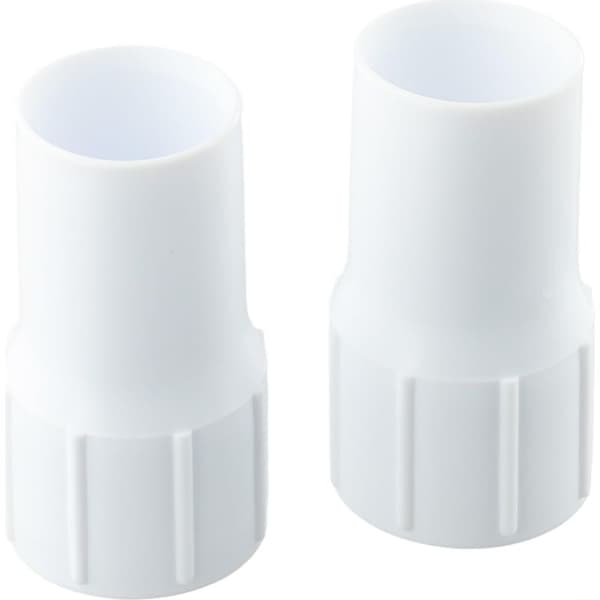 Förpackning med 2 ersättningsplastmuffar för poolslang - 38 mm