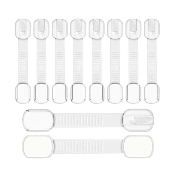 Sikkerhetslåser - Barnesikkerhet - 10 deler - ABS og PVC - Barnebeskyttelse