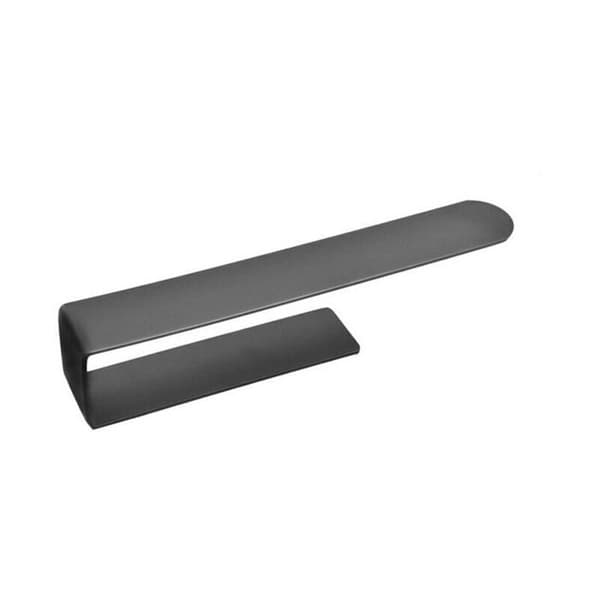 Håndklestativ, rustfritt stål, 5 kg kapasitet, 24,5 cm, matt svart