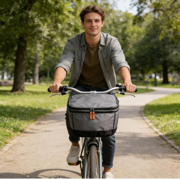 Cykelkorg Regnskydd, Vikbart UV-beständigt Utomhuskorgskydd, Vattentätt Vindtätt Bärskydd, Bärbart Väderskydd