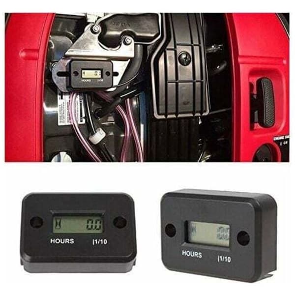Motorcykelhastighetsmätare, Vattentät LCD-display Digital Timräknare Mätare Timer