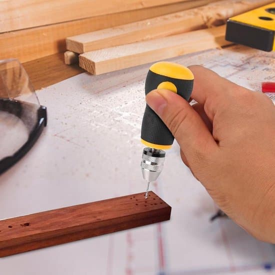 Håndholdt elektrisk drill - Mini drillbits - Trearbeid - Sklisikkert grep - 0,8-3,0 mm - Sølv