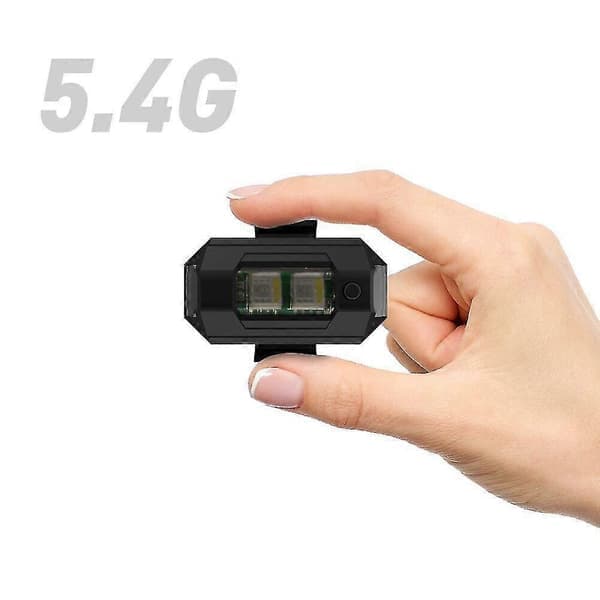 LED-lys Antikollision Genopladelig Strobelys Mini Drone Cykelbaglygter