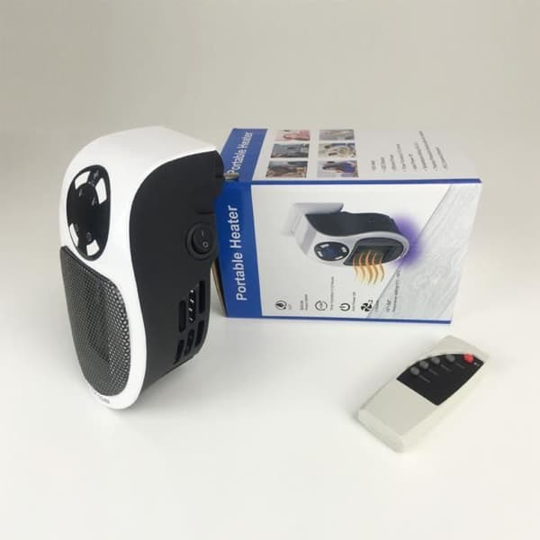 Smart blæservarmer - 500W - Justerbar termostat - Timer - LED-indikator