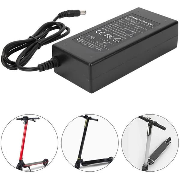 Strømadapter, 29.4V 2000mA 100-2 Kulfiber Plast Elektrisk Scooter Stikoplader
