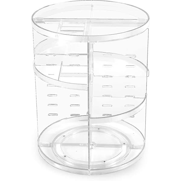 360° Roterende Makeup Organizer – Roterende Badeværelses Organizer, Kosmetikopbevaring