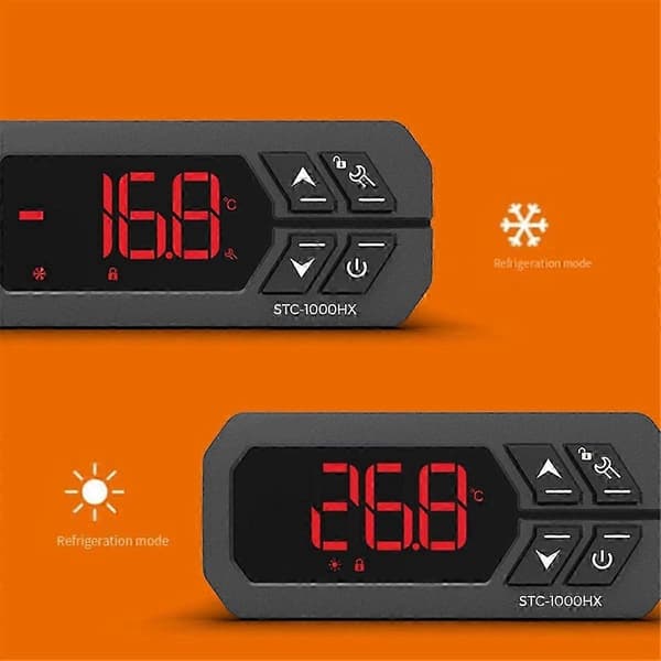 Temperaturregulator STC-1000HX Akvatisk Krybende Kæledyrsboks Inkubator Computer Temperaturregulator Switch 220V