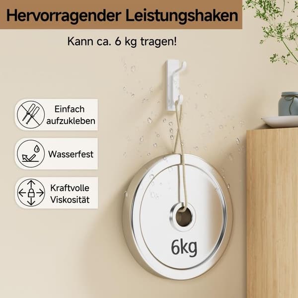 Krok i rustfritt stål – Hvit firkant