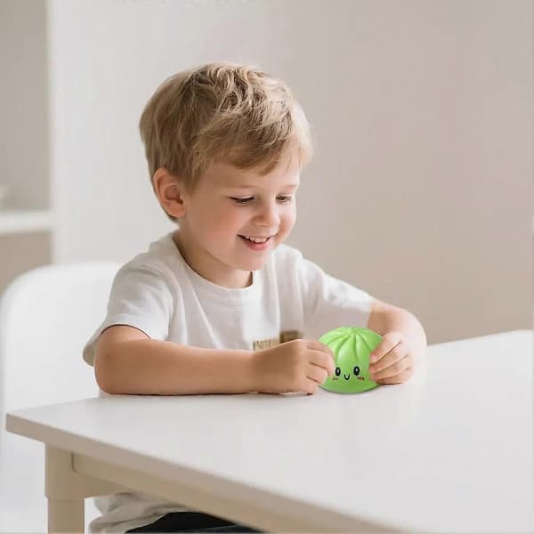 Ångad Bulle Klämleksak 10cm Realistisk för Stresslindring Sensorisk Red