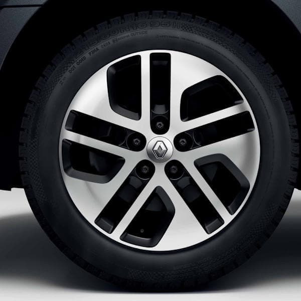4-pakkaus - Renault pölykapselit/keskiömerkit - Auto 60 mm - Hopea 60mm - Hopea 60mm - Silver