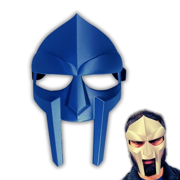 Cosplay Gladiator Halloween festmask Blå L blue