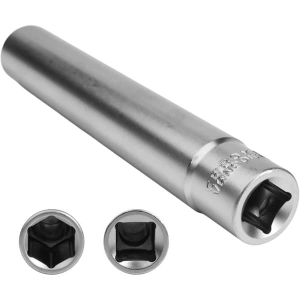 Lang sekskantet gløderørstop 14 mm firkantet drev 120 mm lang, 14 mm bilgløderørstop (14 mm)