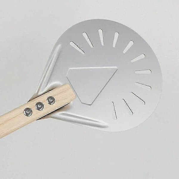 Profesjonell pizzavendespatel, langt håndtak 7/8/9 tommer perforert pizzavendespatel, pizzaspade, aluminium pizzaspade, liten - 8 tommer 40 cm