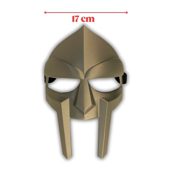 Cosplay Gladiator Halloween Festmaske Bronse L gold