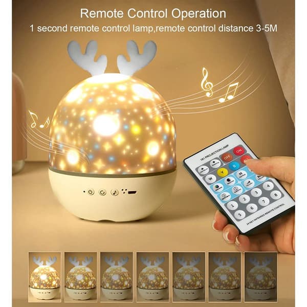 Beijiyi – 360° Stjerneprojektor Natlampe