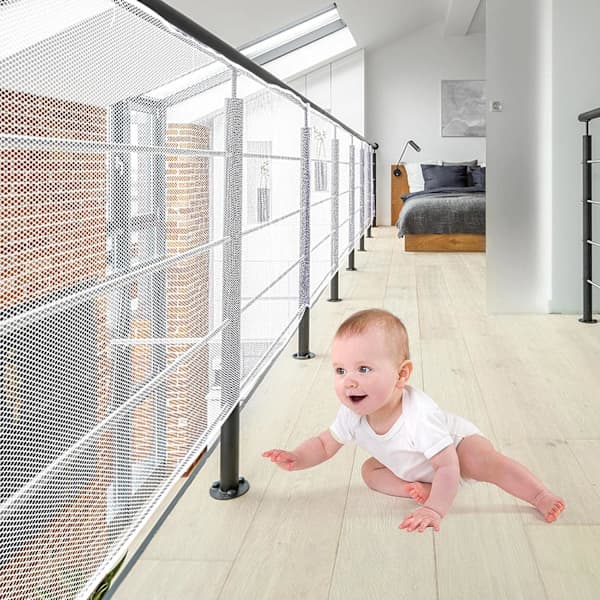 Trappesikkerhedsnet, Balkon Trappesikkerhedsnet, 2m*78cm A A
