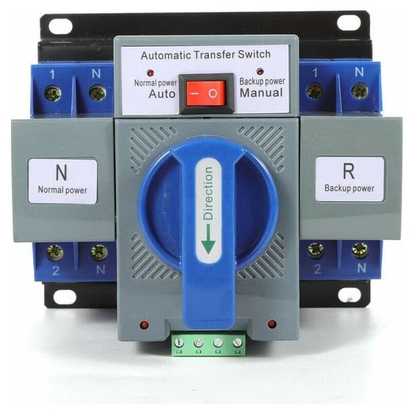 2P 63A Dubbel Automatisk Omkopplare – 220V Spänning – IP63 Skyddsklass – Omkopplingstid ≤2S – Väggmontering