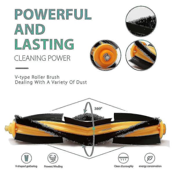 Erstatning S til Ecovacs Deebot Ozmo T8, T8 Max, T8 Aivi, -Sy