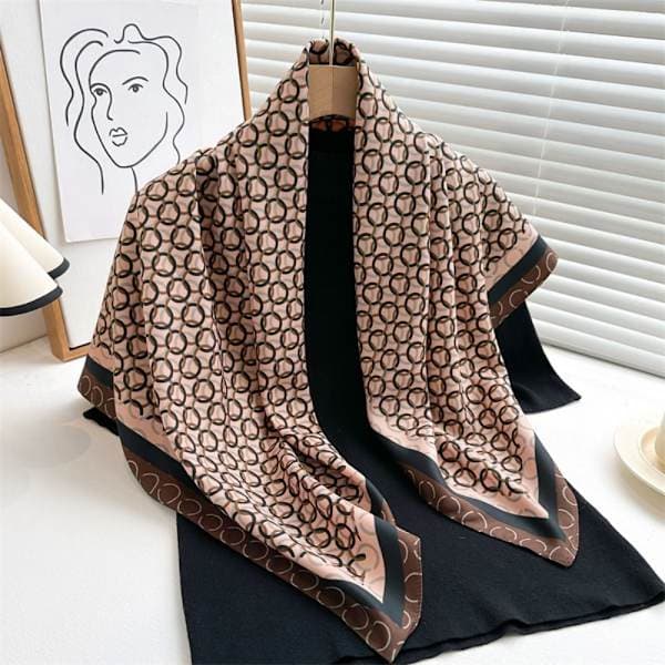 Strandfilt 90x90cm Sidensjal 4 4 4 4 4