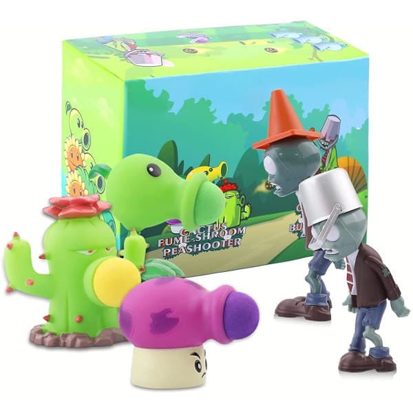 5 stk. Plants vs. Zombies 2 serie legetøjsfigurer