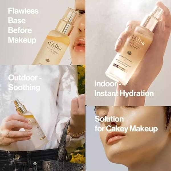 1/2/3X d'Alba White Truffle First Spray Serum Lett Ansiktsfuktighetskrem ~ whiteA 100ml whiteA 100ml whiteA 100ml