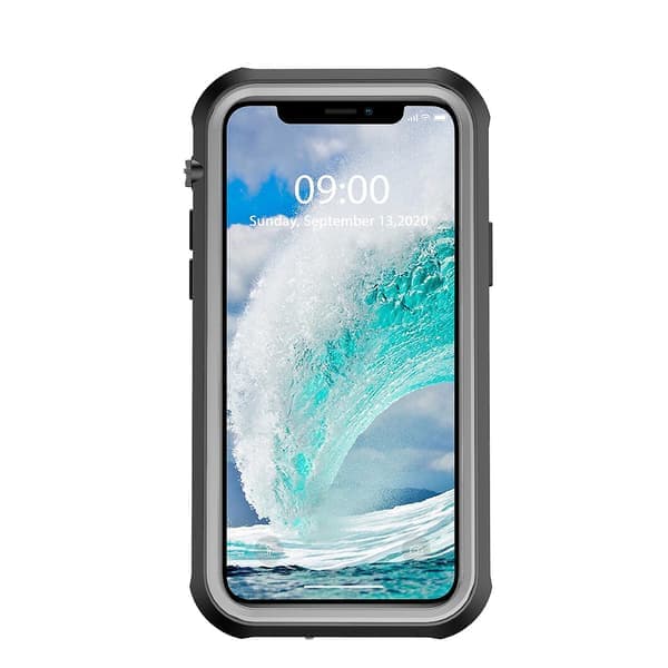 Vanntett deksel til iPhone 12 mini/13 mini 5,4 tommer IP68, støtsikkert beskyttende telefondeksel
