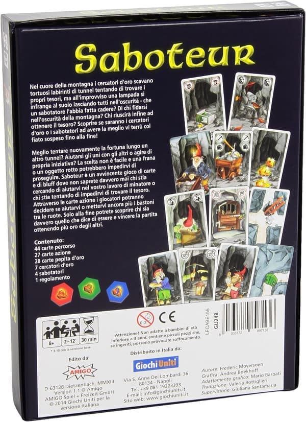 Saboteur, kortspel C C