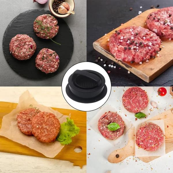 Hamburgerpress, hamburgarform, miniburgerpress, fyllningspress, standard hamburgerpress, form