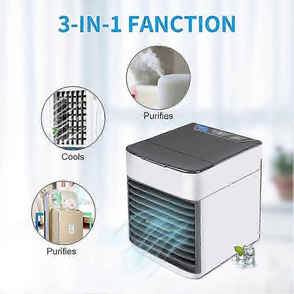 Bærbar luftkøler ventilator Mini USB ventilator klimaanlæg luftfugter renser skrivebordsventilator til kontor hjem