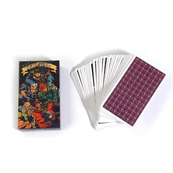 Anime JoJo Bizarre Adventure Tarotkort Spådomsdæk Engelsk Version Oracle Brætspil til Venner Fest