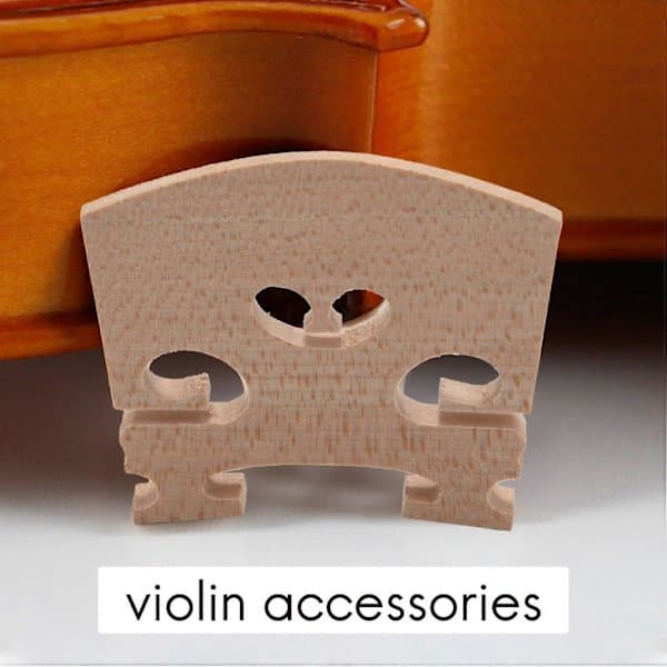 5 stykker ahorn 4/4 fuld størrelse violinbro Qin Code violintilbehør